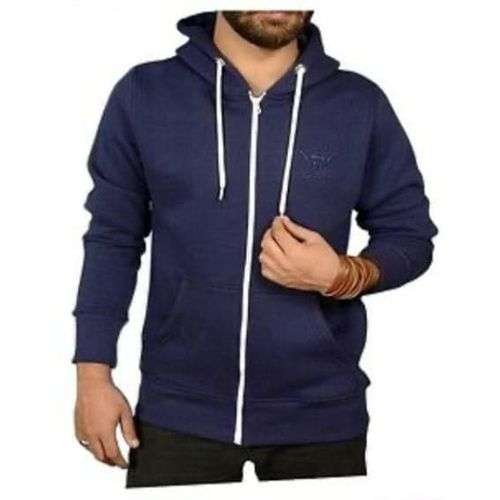 Sweat-Shirt A Capuche Homme - Bleu Nuit