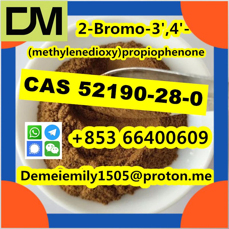 CAS 52190-28-0 2-Bromo-3',4'-(methylenedioxy)propiophenone China factory sales low price high purity good quality hot selling safe delivery fast delivery