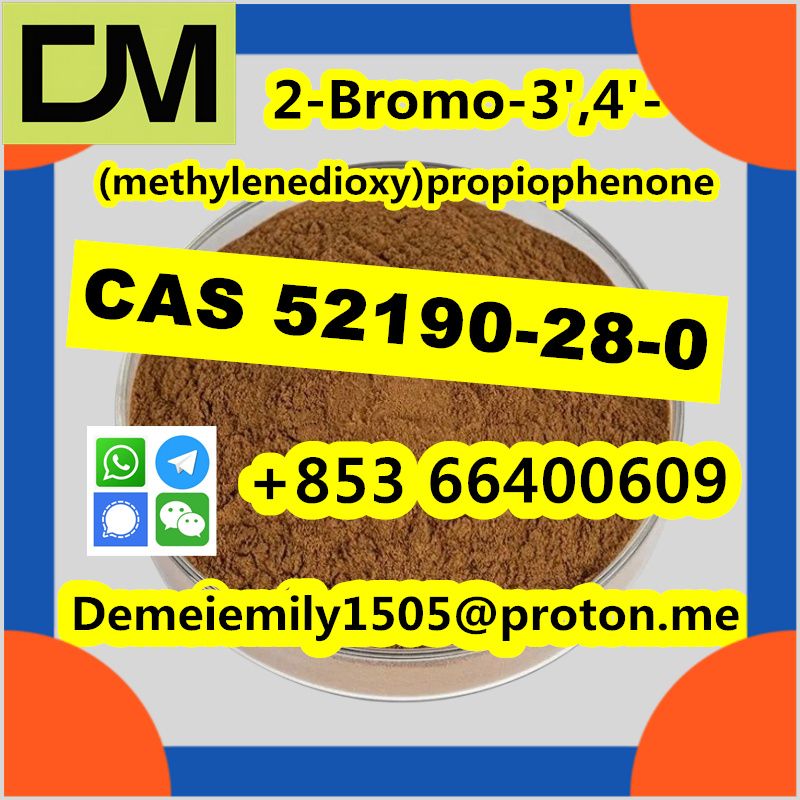 CAS 52190-28-0 2-Bromo-3',4'-(methylenedioxy)propiophenone China factory sales low price high purity good quality hot selling safe delivery fast delivery