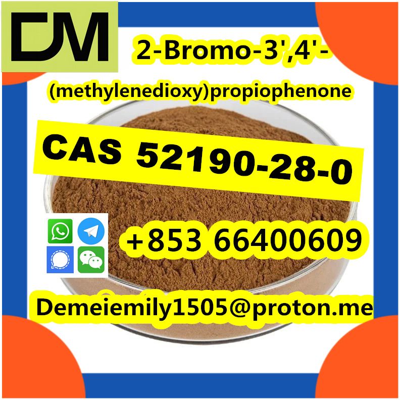 CAS 52190-28-0 2-Bromo-3',4'-(methylenedioxy)propiophenone China factory sales low price high purity good quality hot selling safe delivery fast delivery