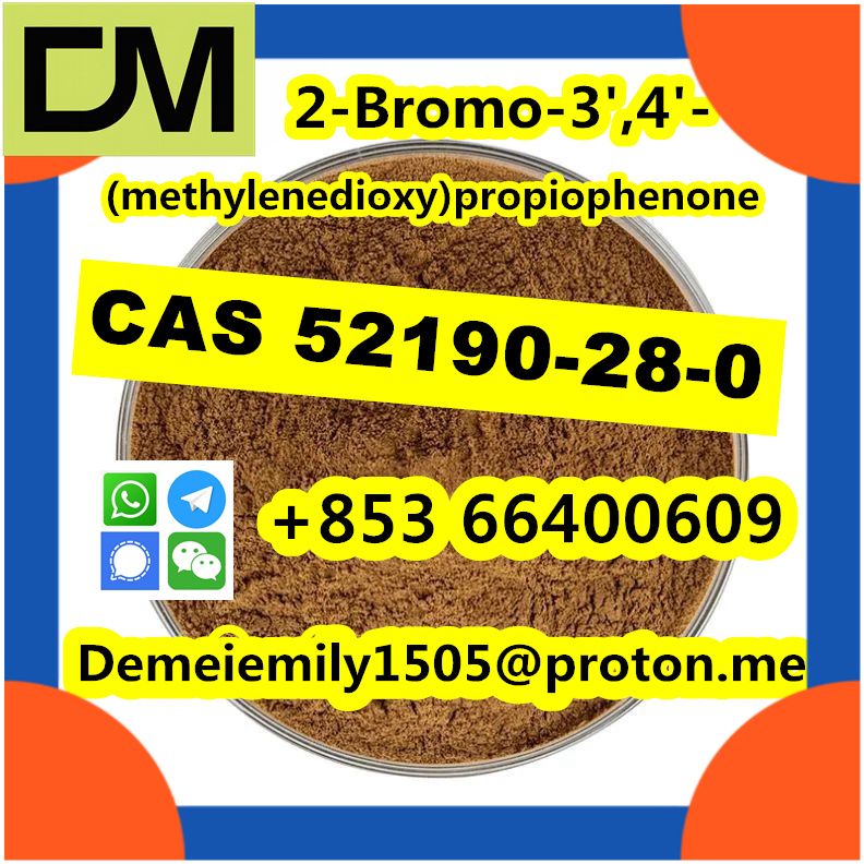 CAS 52190-28-0 2-Bromo-3',4'-(methylenedioxy)propiophenone China factory sales low price high purity good quality hot selling safe delivery fast delivery