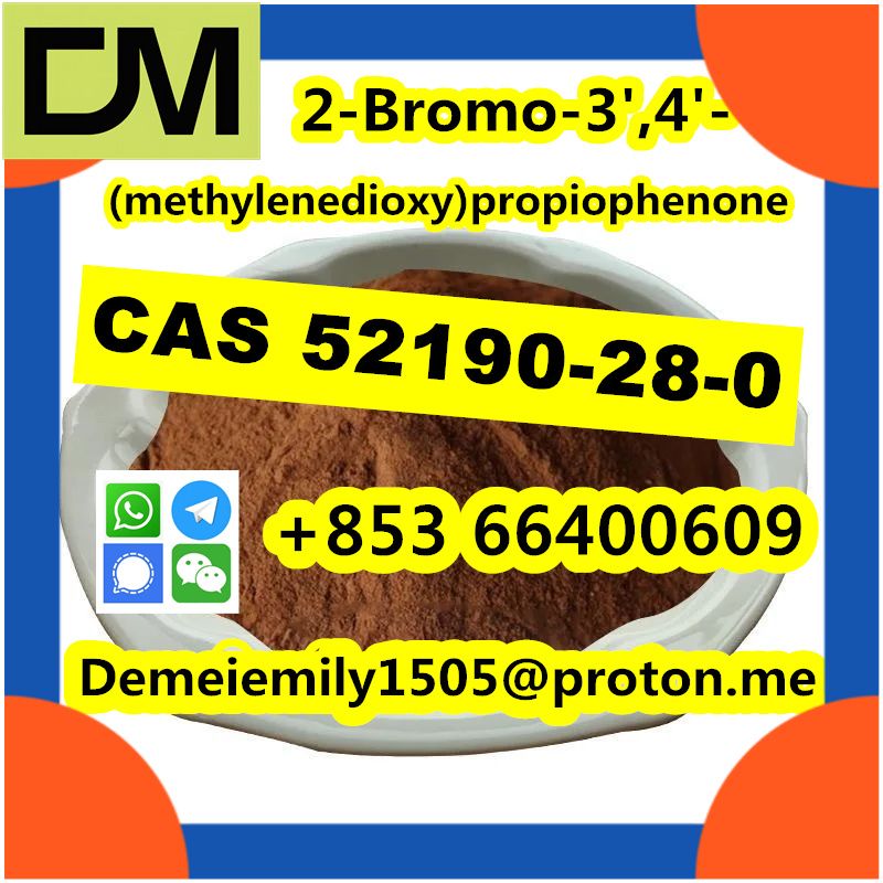 CAS 52190-28-0 2-Bromo-3',4'-(methylenedioxy)propiophenone China factory sales low price high purity good quality hot selling safe delivery fast delivery