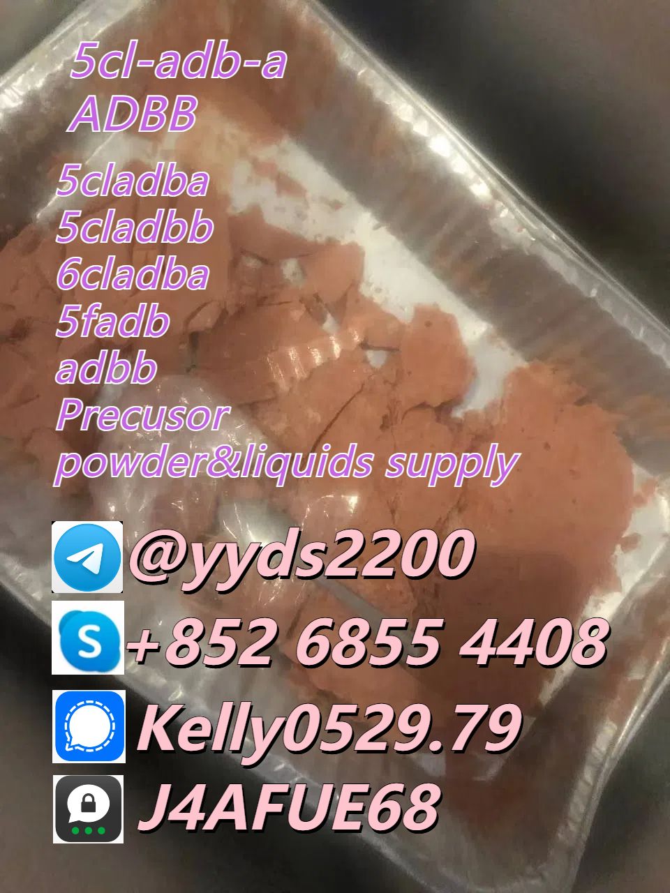 yellow powder 5cladba 5cl-adb-a 5cl-adba 5CLADBB 5CL-ADB-B adbf ADB-F online sale 