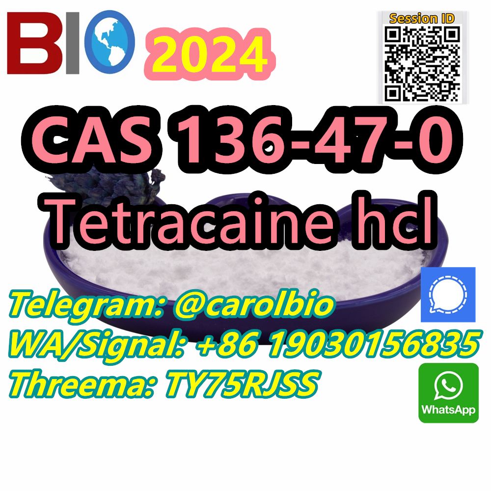 CAS 136-47-0  Tetracaine  HCL  +8619030156835