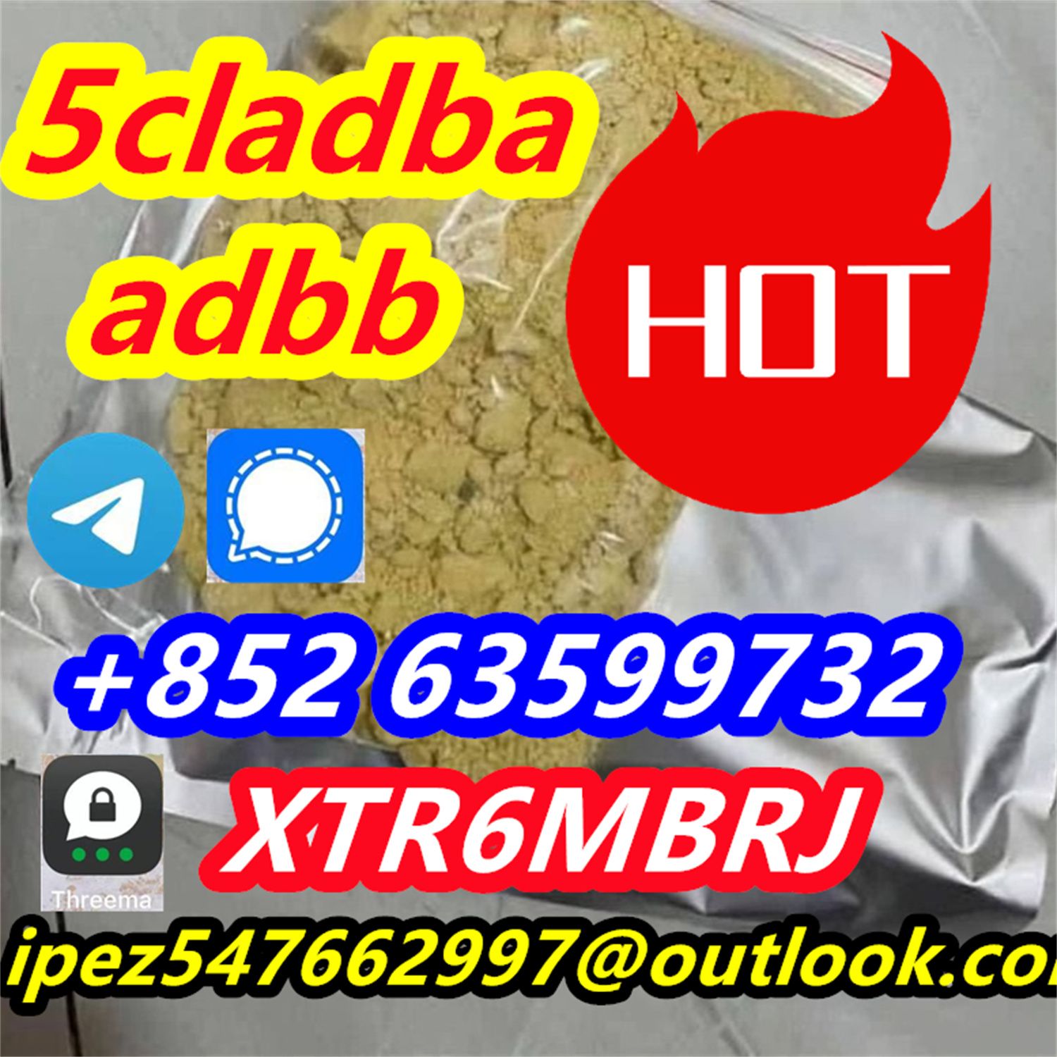 Strongest 5cladba raw material 5CL-ADB-A precursor raw