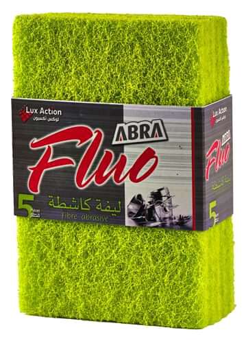 Lavette fibre abrasif