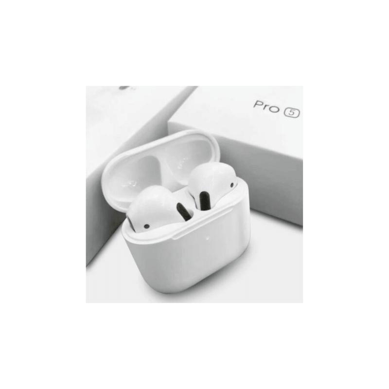 Écouteurs Bluetooth sans fil TWS Pro5 de la technologie Polome - parfaits pour l'utilisation du téléphone, les réunions avec zoom, etc. Très élégant .