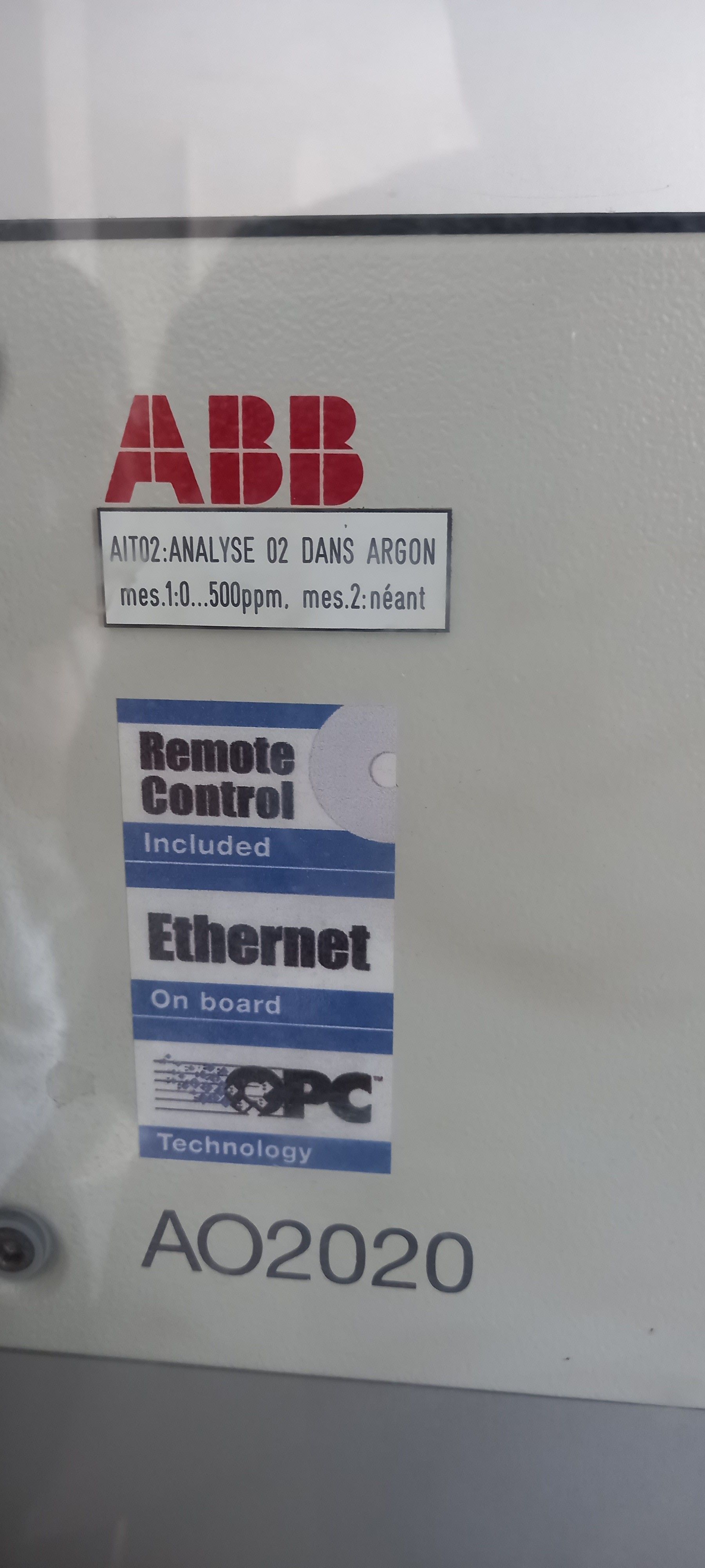 Analyseurs de gaz Model ABB AO2020