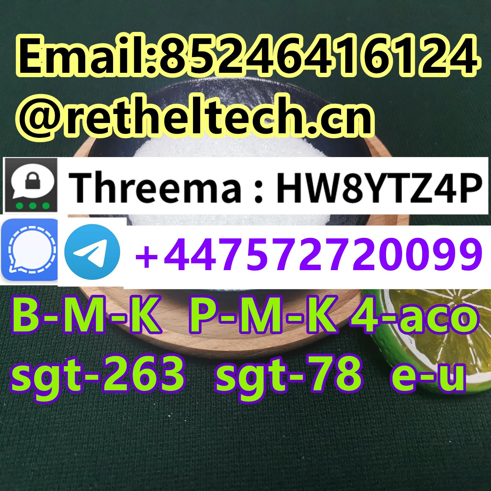 Signal/Telegram: +447572720099 PMK  EU  5CL 