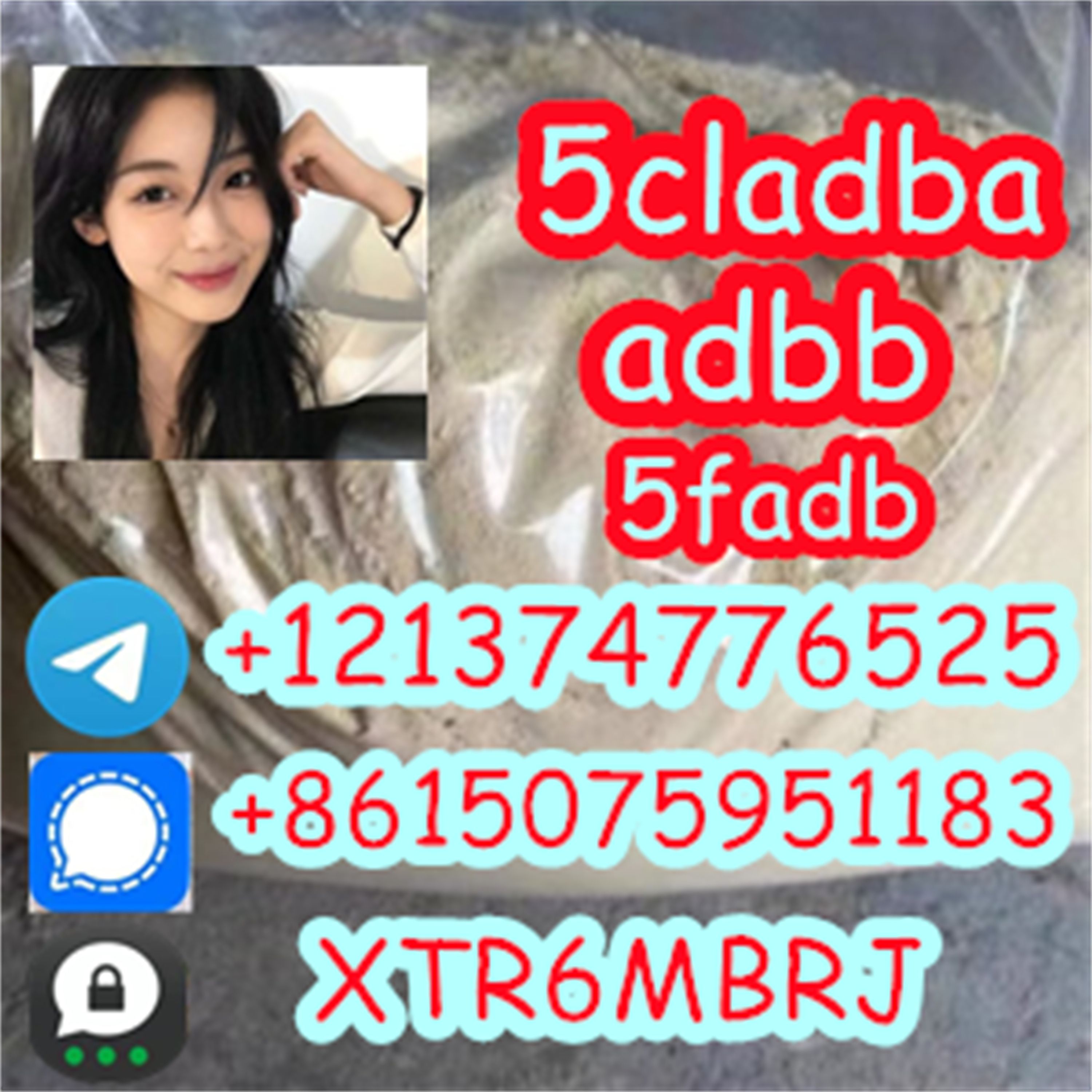 Yellow powder 5cladba/adbb CAS 2709672-58-0 with door to door