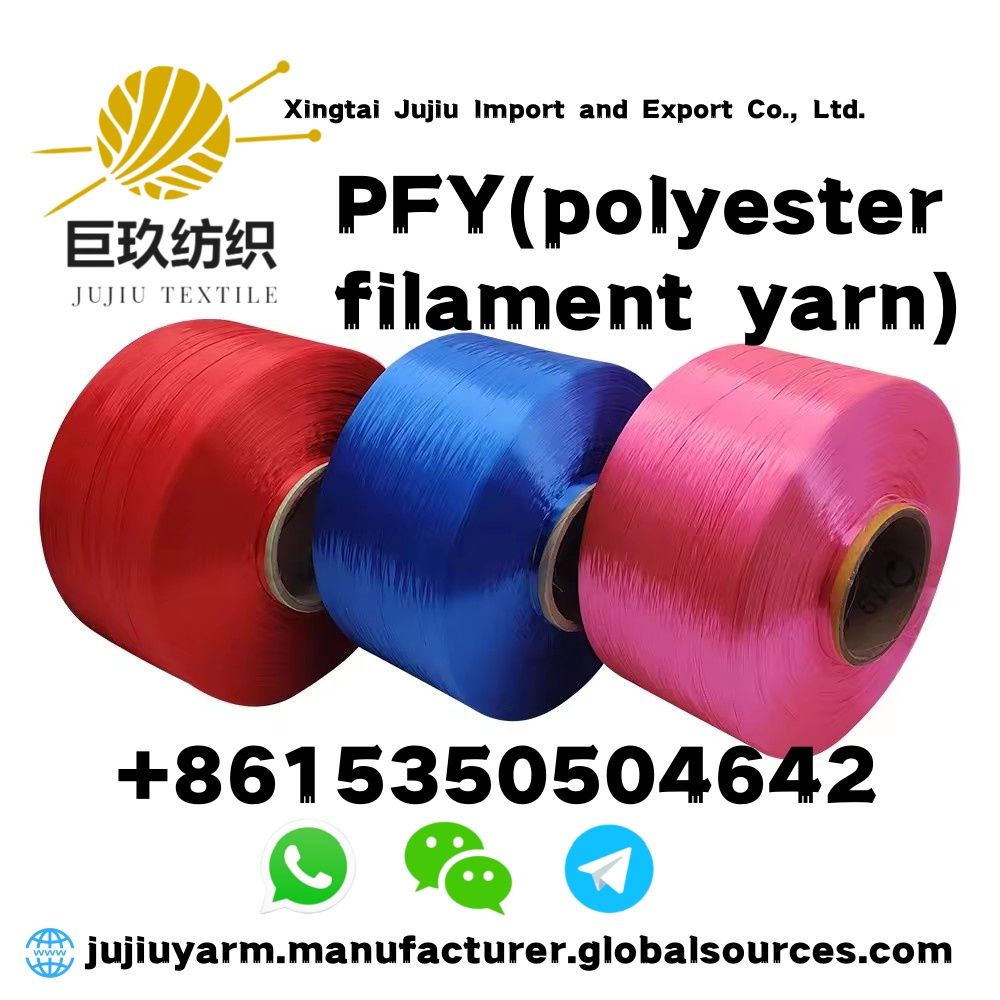 New 150D Dyed 100% Polyester Yarn For Weaving  whatsapp+8615350504642