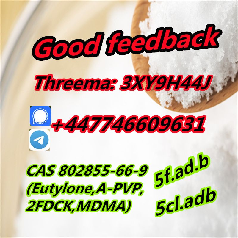 Telegram;  +447746609631 CAS 802855-66-9(Eutylone,A-PVP,2FDCK,MDMA) 5f-adb 5cl-adb cbd