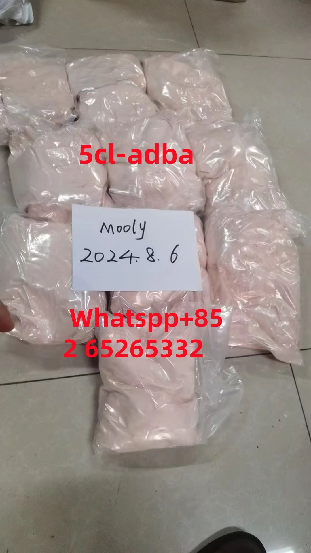 5cl-adba precursor (semi finished )  48 hours delivery,10 days arrival  Whatspp+852 65265332