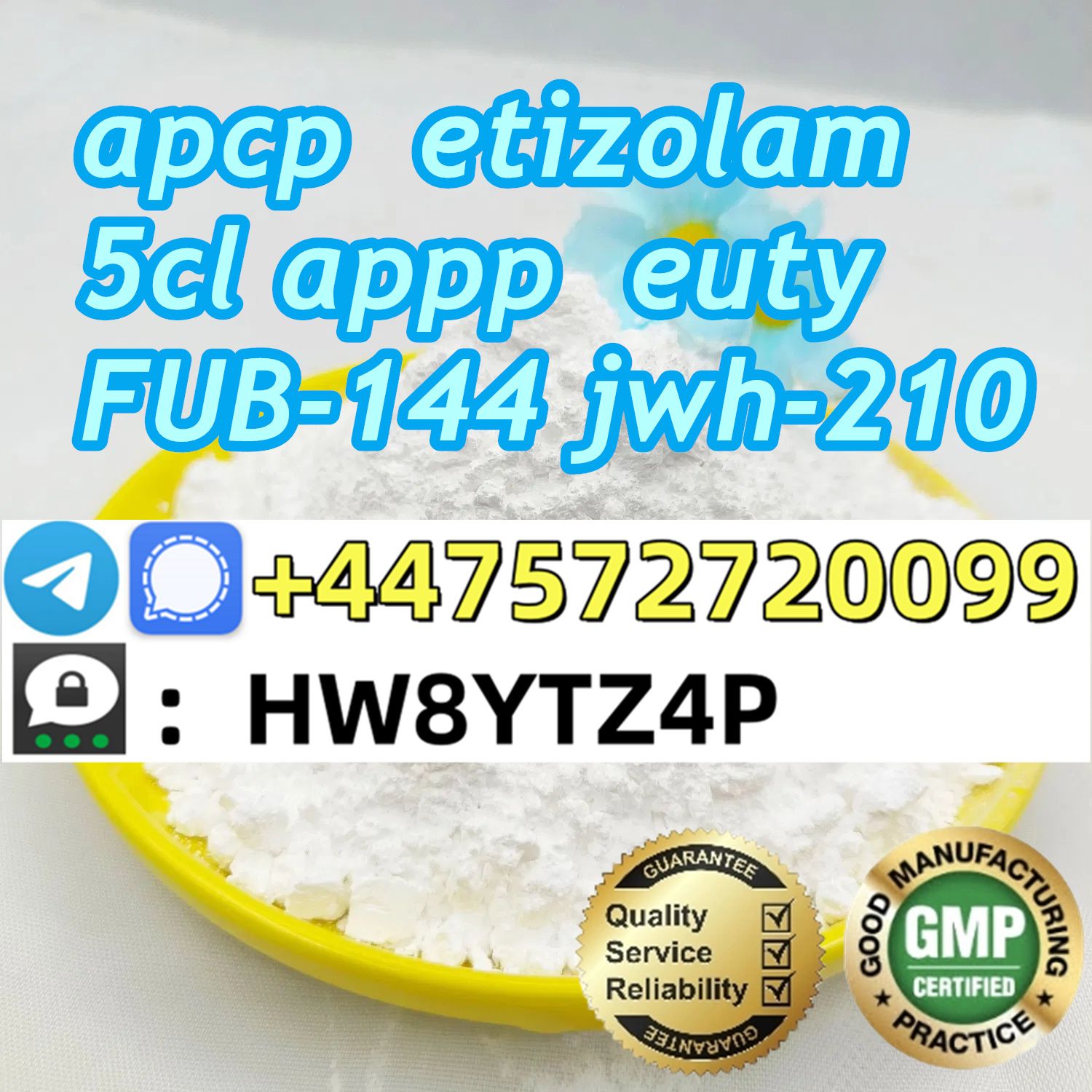 Superior in qualityCAS:71368-80-4  Bromazolam5CL  5CLADBA 