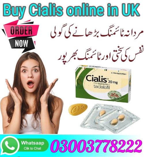 Buy Cialis online in UK Price in Chillas Sherz- 03003778222