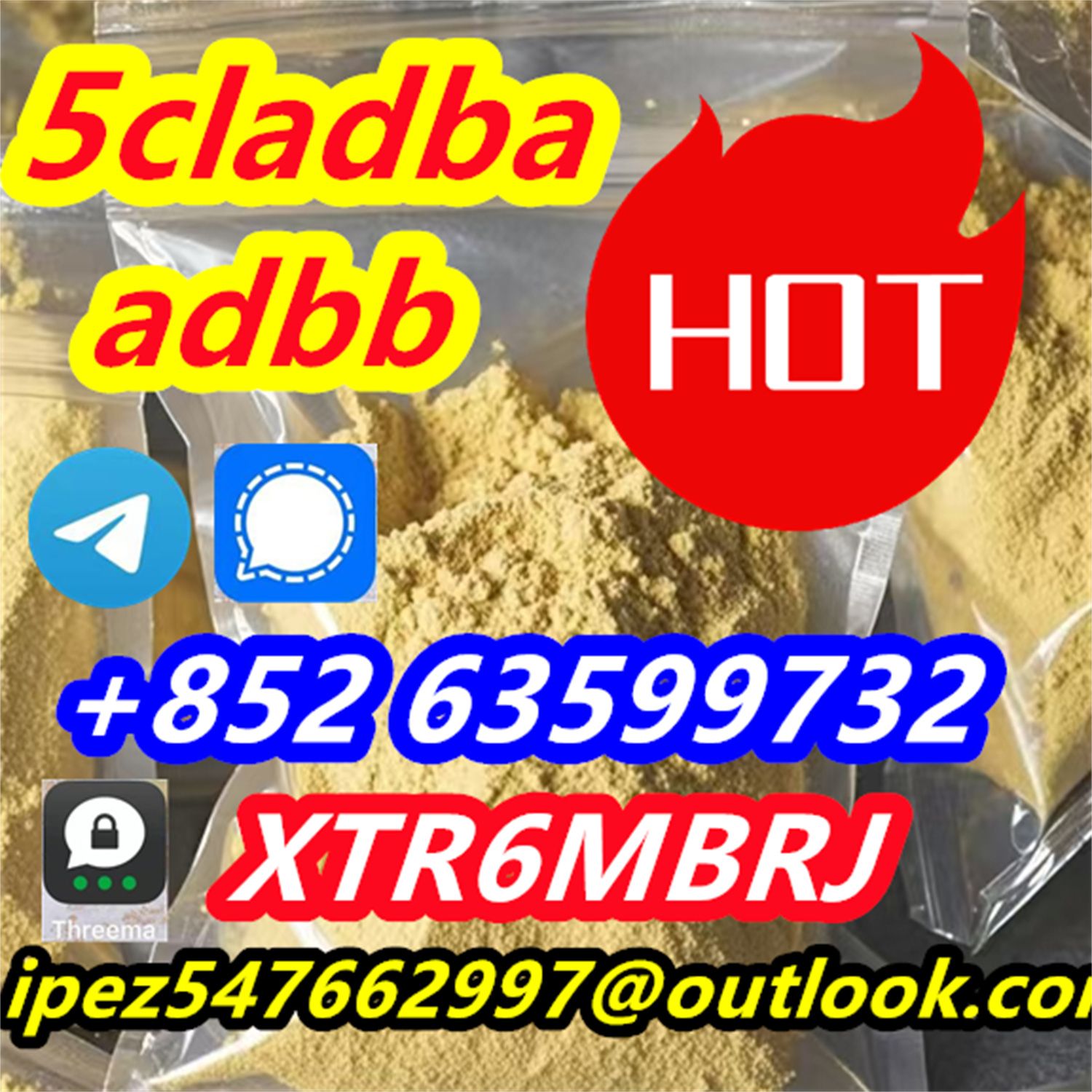 5CL-ADB supplier 5cladba 5cladb vendor on sale now! CAS 2504100-70-1